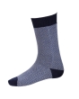 House of Cheviot Herringbone Short Sock Navy
