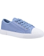 Hush Puppies Brooke Canvas Trainer - Blue