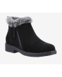 Hush Puppies Marnie Zip Boot- Black 