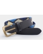 Ibex Polo Belt Black Navy/Blue/White 