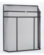 Inglenook FIRE105 Large Heavy Spark Guard with Chrome Handle (H71cm x W62cm)