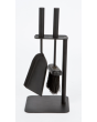 Inglenook FIRE152 2 Piece Hearth Set - Black