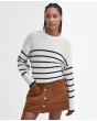 Barbour Belmore Knitted Jumper - Ecru