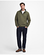 Barbour Nelson Half Zip Sweatshirt - Ivy Green