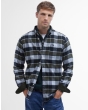Barbour Valley Tailored Fit Checked Shirt - Olive