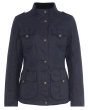 Barbour Winter Defence Wax Jacket - Navy/Classic