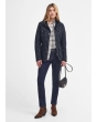 Barbour Winter Defence Wax Jacket - Navy/Classic