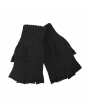 Barbour Fingerless Gloves Black 