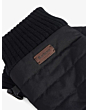 Barbour Banff Quilted Gloves - Black