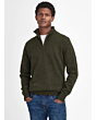 Barbour Essential Lambswool Half Zip Jumper - Seaweed