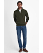 Barbour Essential Lambswool Half Zip Jumper - Seaweed
