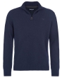 Barbour Essential Lambswool Half Zip Jumper - Navy