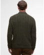 Barbour Lowfen Cable Crew Jumper - Olive