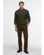 Barbour Lowfen Cable Crew Jumper - Olive