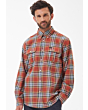 Barbour Singsby Thermo Weave Shirt - Rust