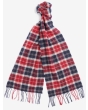 Barbour Tartan Lambswool Scarf - Cranberry Tartan