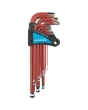 9Pc ball end hex key set 