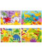 Galt 4 Puzzles In A Box Dinosaurs