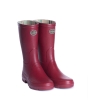 Le Chameau Iris Bottillon Wellington Boots Rouge 
