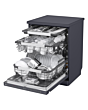 LG TrueSteam QuadWash DF587HMS Dishwasher