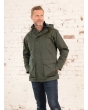 Lighthouse Oxford Mens Coat - Hunter Green