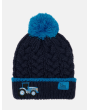 Lighthouse Bobbie Hat - Blue Tractor 
