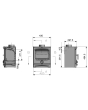 Ecoflame 1 5kW Multi-Fuel Stove - Black 