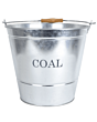 Manor 0466 Coal Bucket - Galvanised Steel