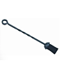 Manor 1018 Eye Handle Hearth Brush - Black