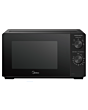 Midea MMOP01MZ-BK 20L Manual 700W Solo Microwave - Black