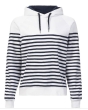 Musto Marina Stripe Hoodie - White / Navy