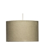 Oaks Lighting Straight Drum Linen Shade - Calico 