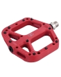 Oxford Loam 20 Nylon Flat Pedals Red