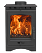 Penman Helios 5 Eco Multi-Fuel Stove - 5kW - Black