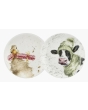 Wrendale Designs Cow & Duck 2 Coupe Plates