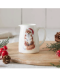 Wrendale Christmas Posy Jug - Fox