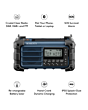 Roberts SOLARDAB99 DAB / DAB+ / FM Multi Powered Portable Radio with Bluetooth - Blue