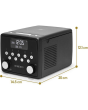 Roberts Sound 49 DAB+/FM Clock Radio with Bluetooth - Black