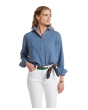 Schoffel Salthouse Linen Shirt - French Navy 