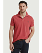 Schoffel St Ives Garment Dyed Polo Shirt -Slate Red