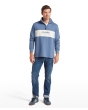 Schoffel Trencrom 1/4 Zip -  Vintage Indigo/Stone 