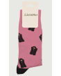 Schoffel Single Cotton Sock - Pink Lyndon 
