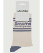 Schoffel Single Cotton Sock - Pale Stone Retro 