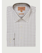 Schoffel Burnham Classic Shirt - Dark Olive Tattersall