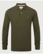 Schoffel St Ives Long Sleeve Polo Shirt - Forest