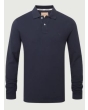 Schoffel St Ives Long Sleeve Polo Shirt - Navy