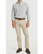 Holkham Classic Shirt Deep Ocean Blue/Agave Green 