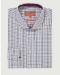 Schoffel Milton Tailored Shirt - Plum/Botanical Green