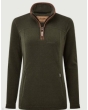Tilton Il 1/4 Zip Fleece- Dark Olive 