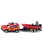 Siku - Land Rover Defender With Boat 